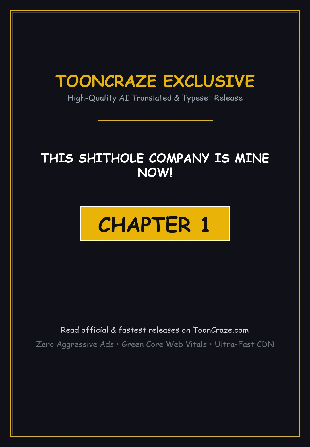 This Shithole Company is Mine Now! Episode 1 - Page 1
