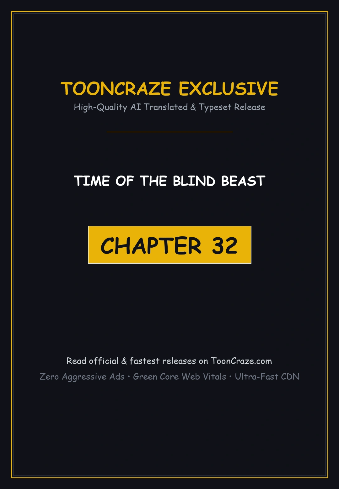Time of the Blind Beast Episode 32 - Page 1
