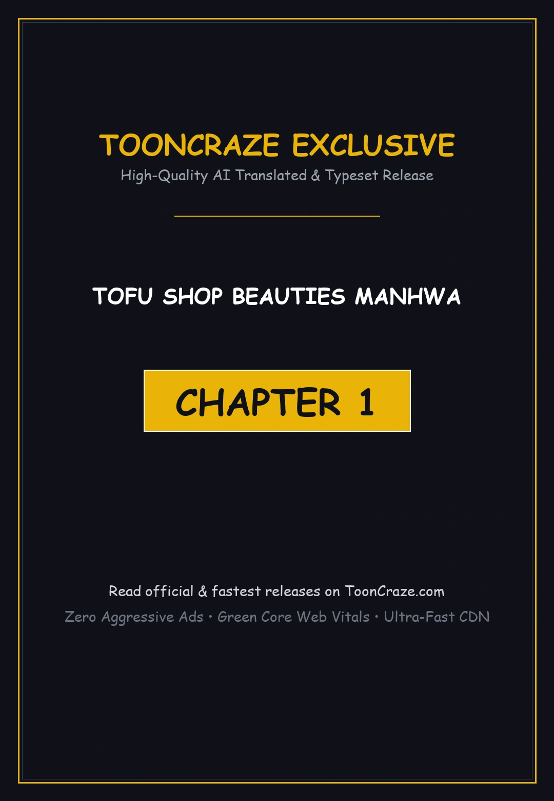 Tofu Shop Beauties Episode 1 - Page 1