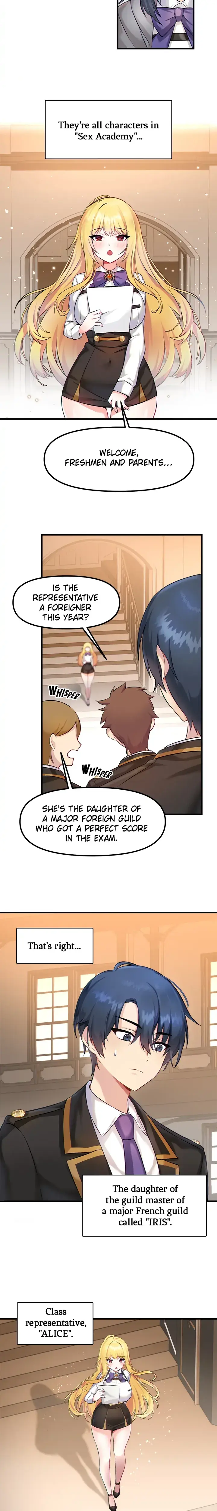 Trapped in a Hentai Game Academy Episode 1 - Page 10