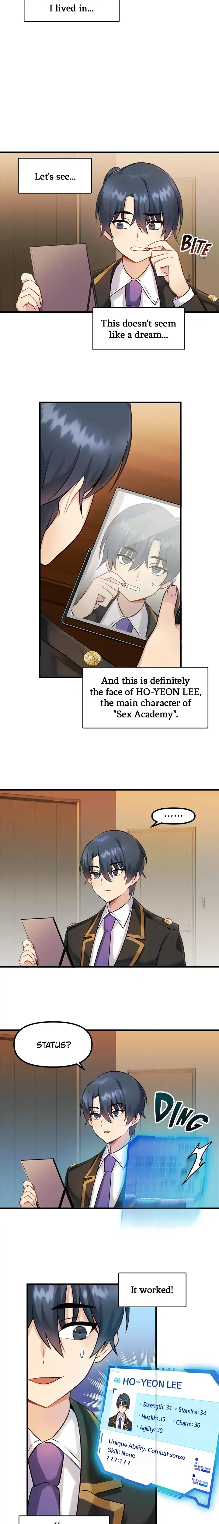 Trapped in a Hentai Game Academy Episode 1 - Page 12