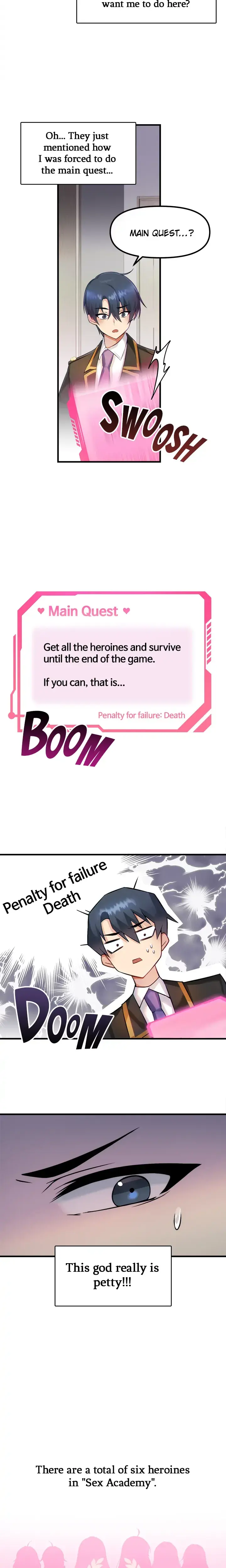 Trapped in a Hentai Game Academy Episode 1 - Page 17