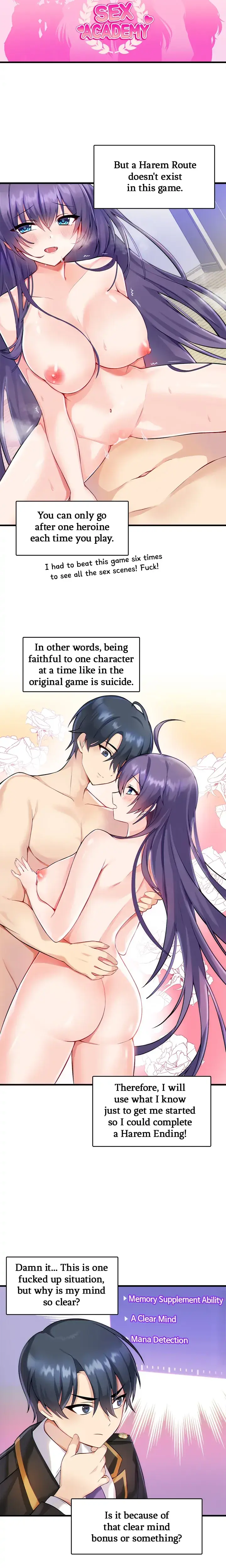 Trapped in a Hentai Game Academy Episode 1 - Page 18