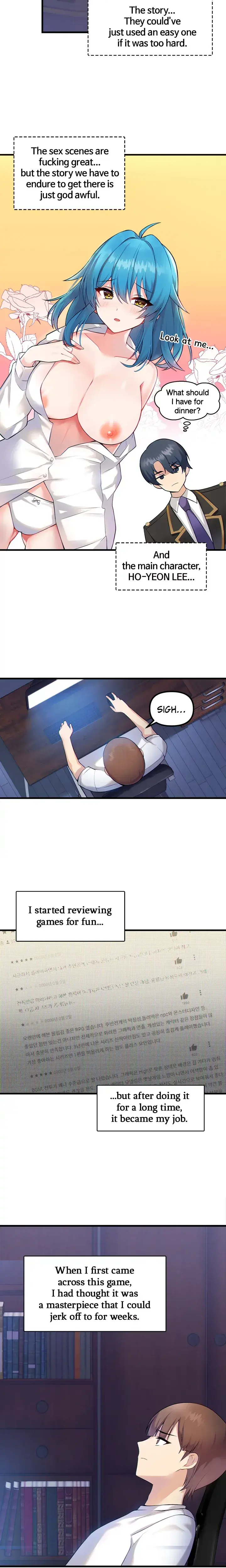 Trapped in a Hentai Game Academy Episode 1 - Page 2