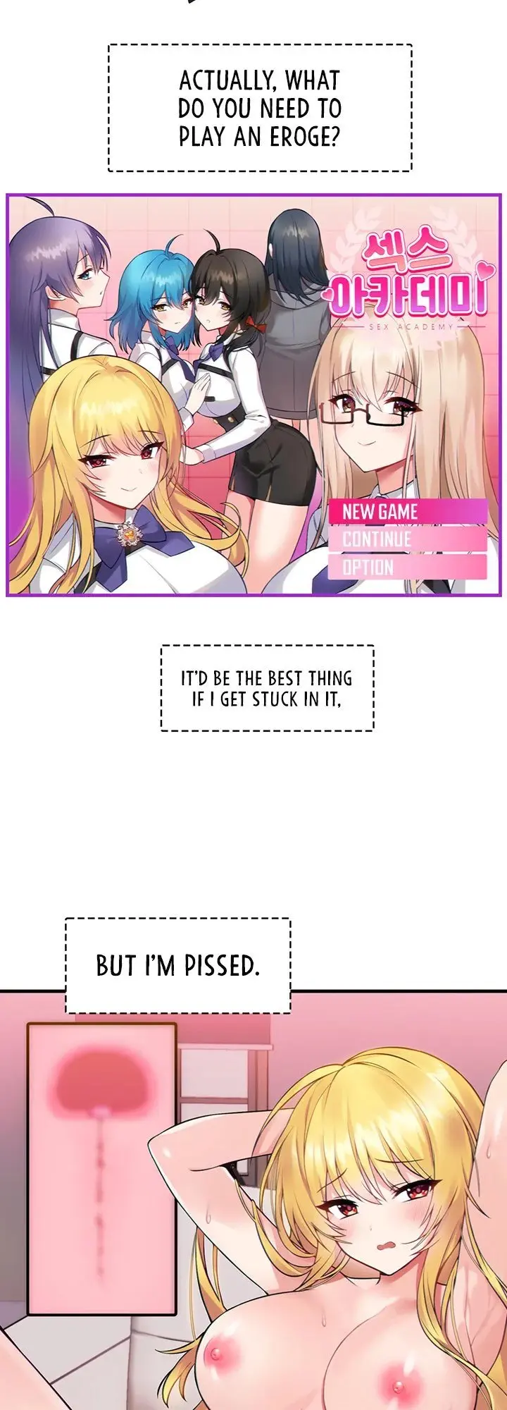 Trapped in the Academy’s Eroge Episode 1 - Page 2