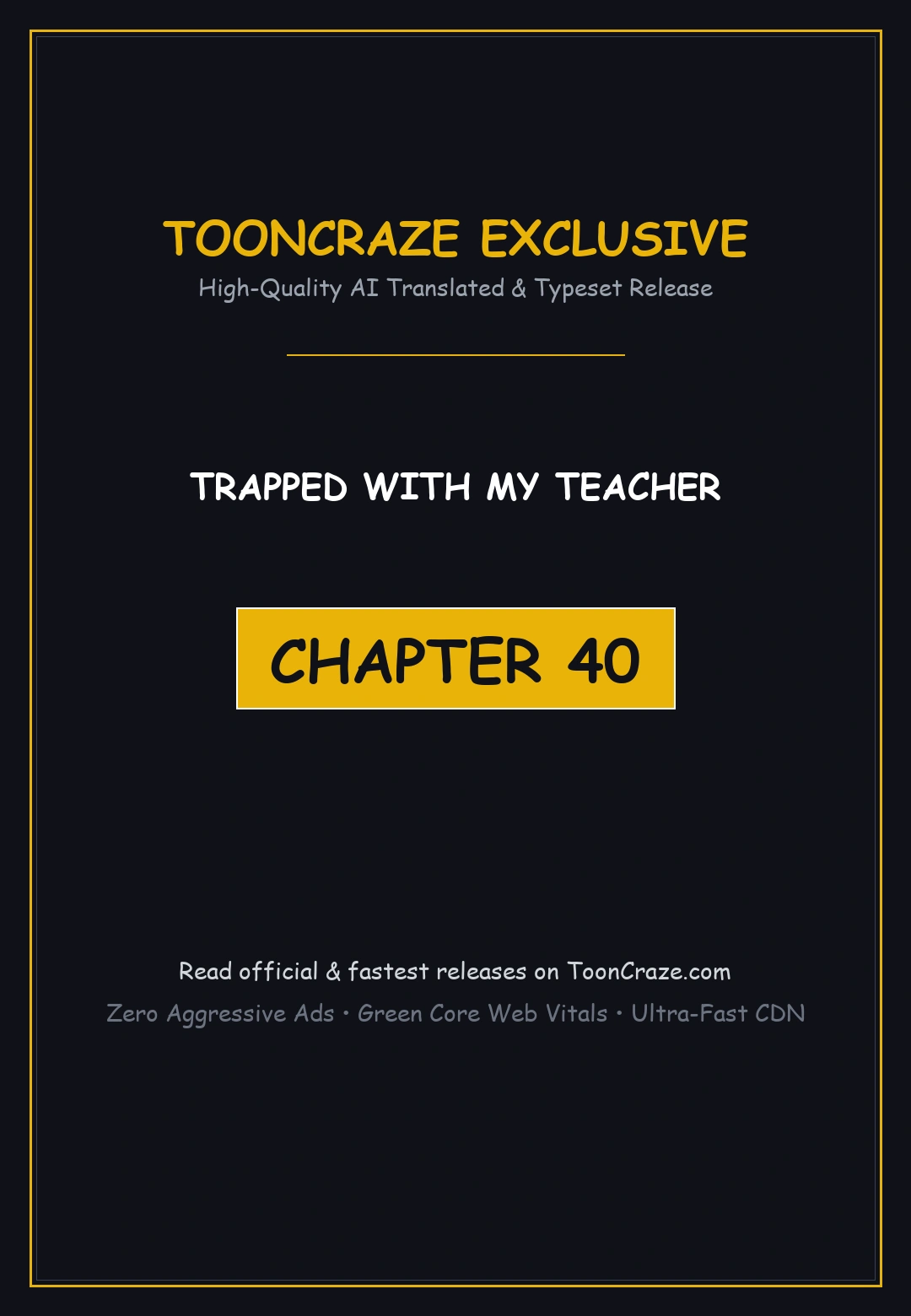 Trapped with My Teacher Episode 40 - Page 1