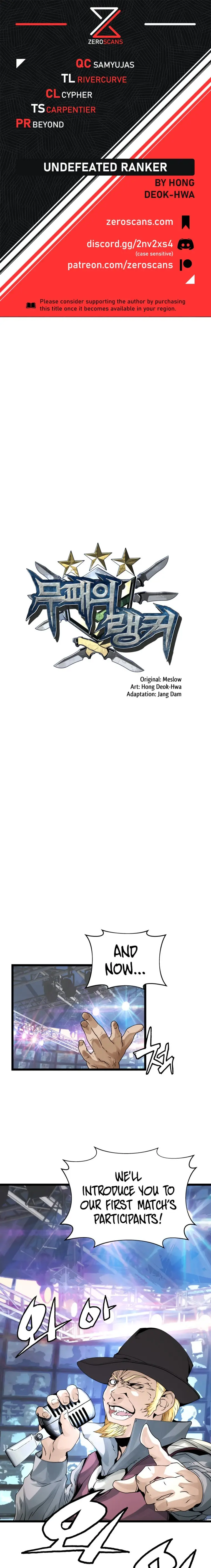 Undefeated Ranker Episode 24 - Page 1
