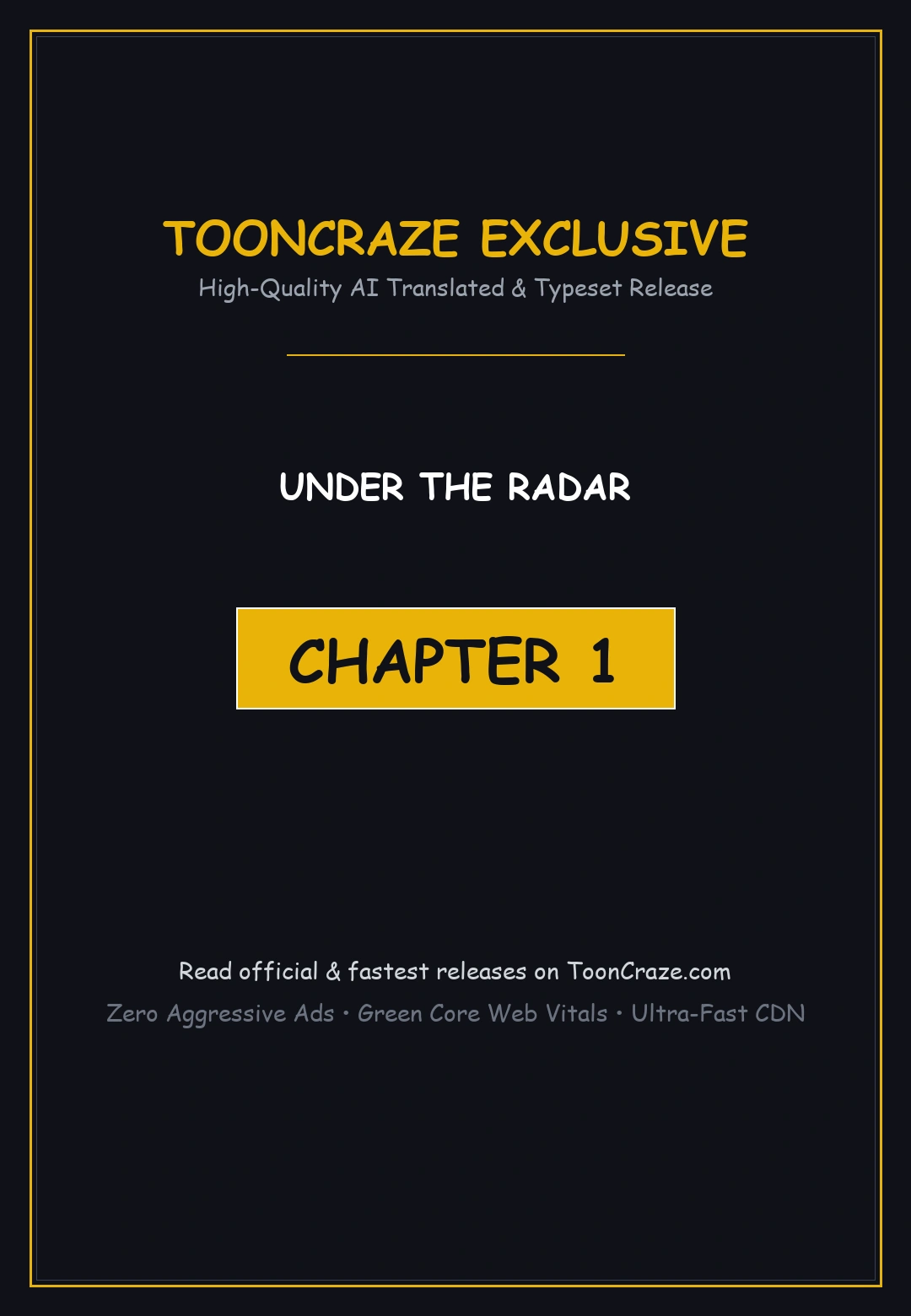Under the Radar Episode 1 - Page 1