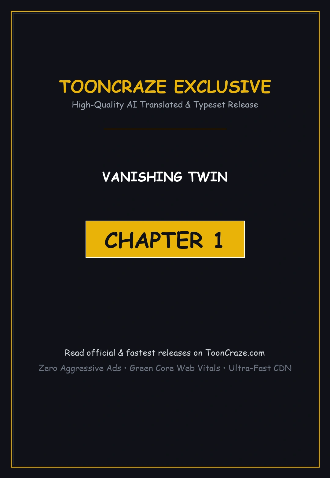 Vanishing Twin Episode 1 - Page 1