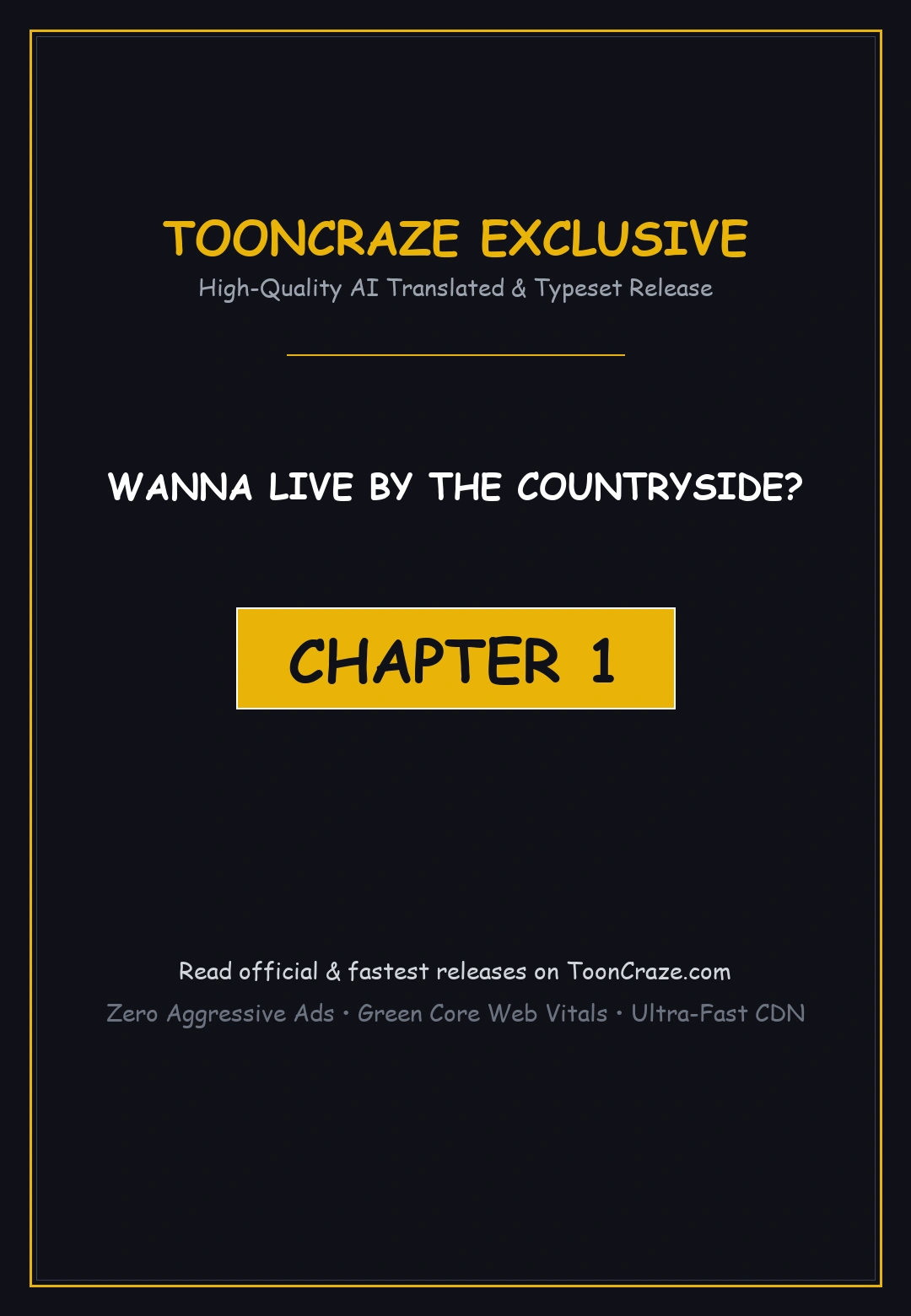 Wanna live by the countryside? Episode 1 - Page 1