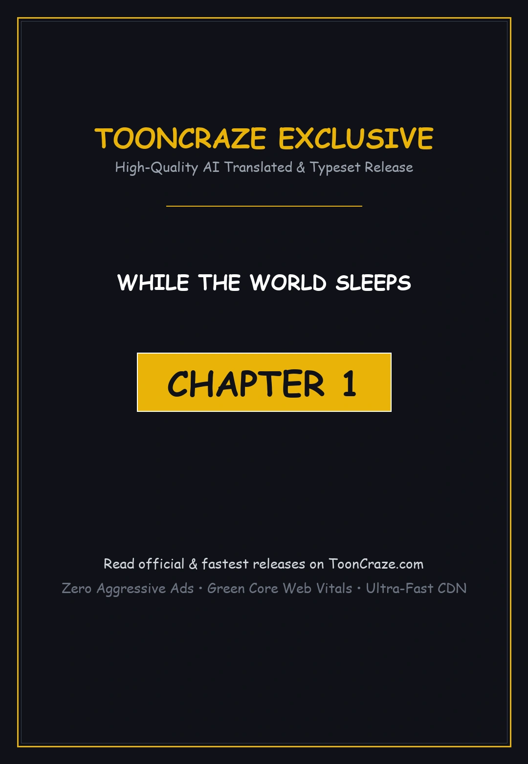 While the World Sleeps Episode 1 - Page 1