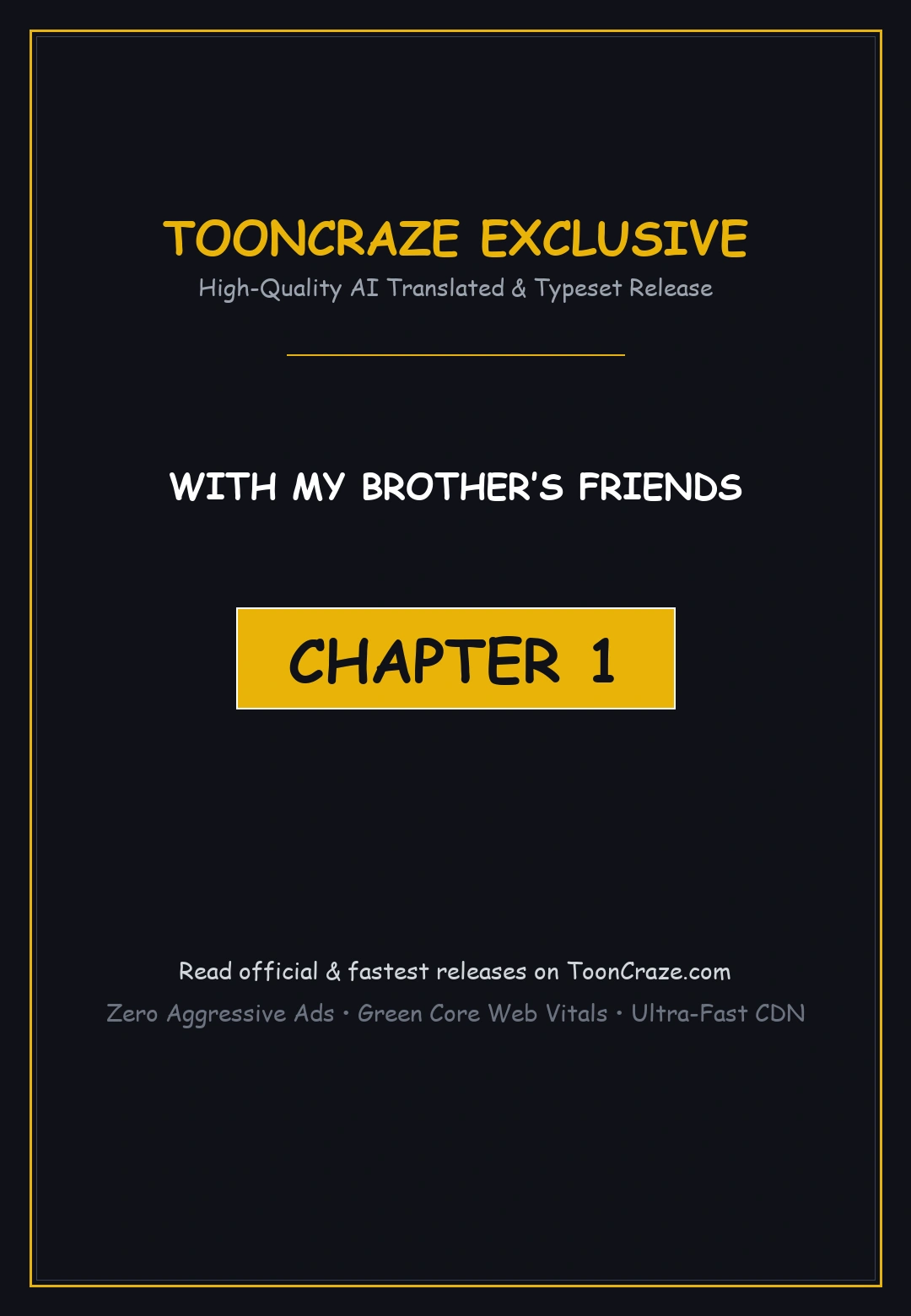 With My Brother’s Friends Episode 1 - Page 1