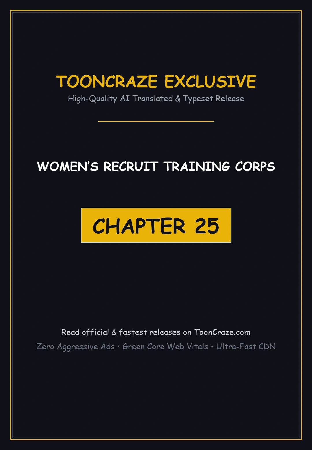 Women’s Recruit Training Corps Episode 25 - Page 1