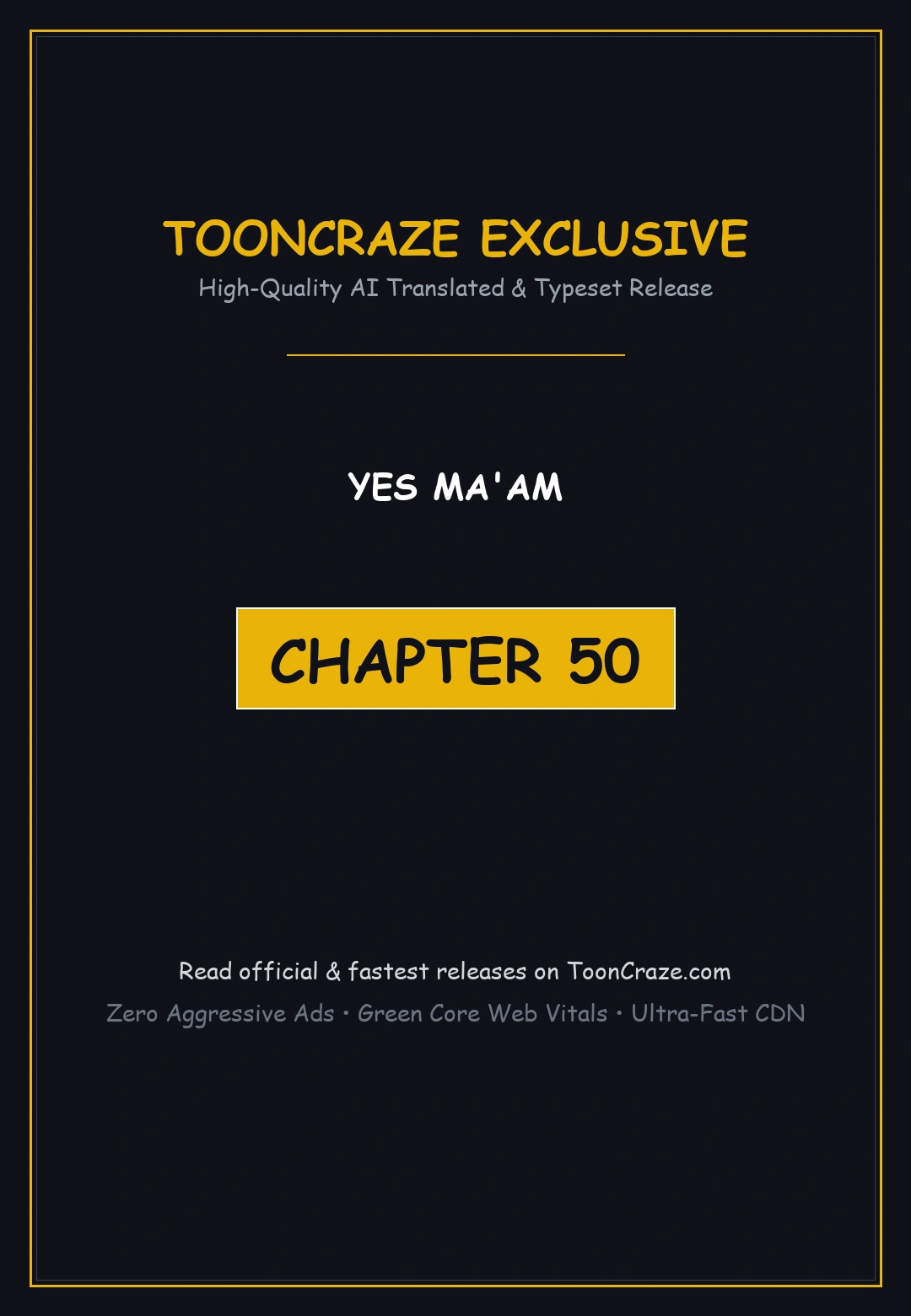 Yes Ma'am Episode 50 - Page 1