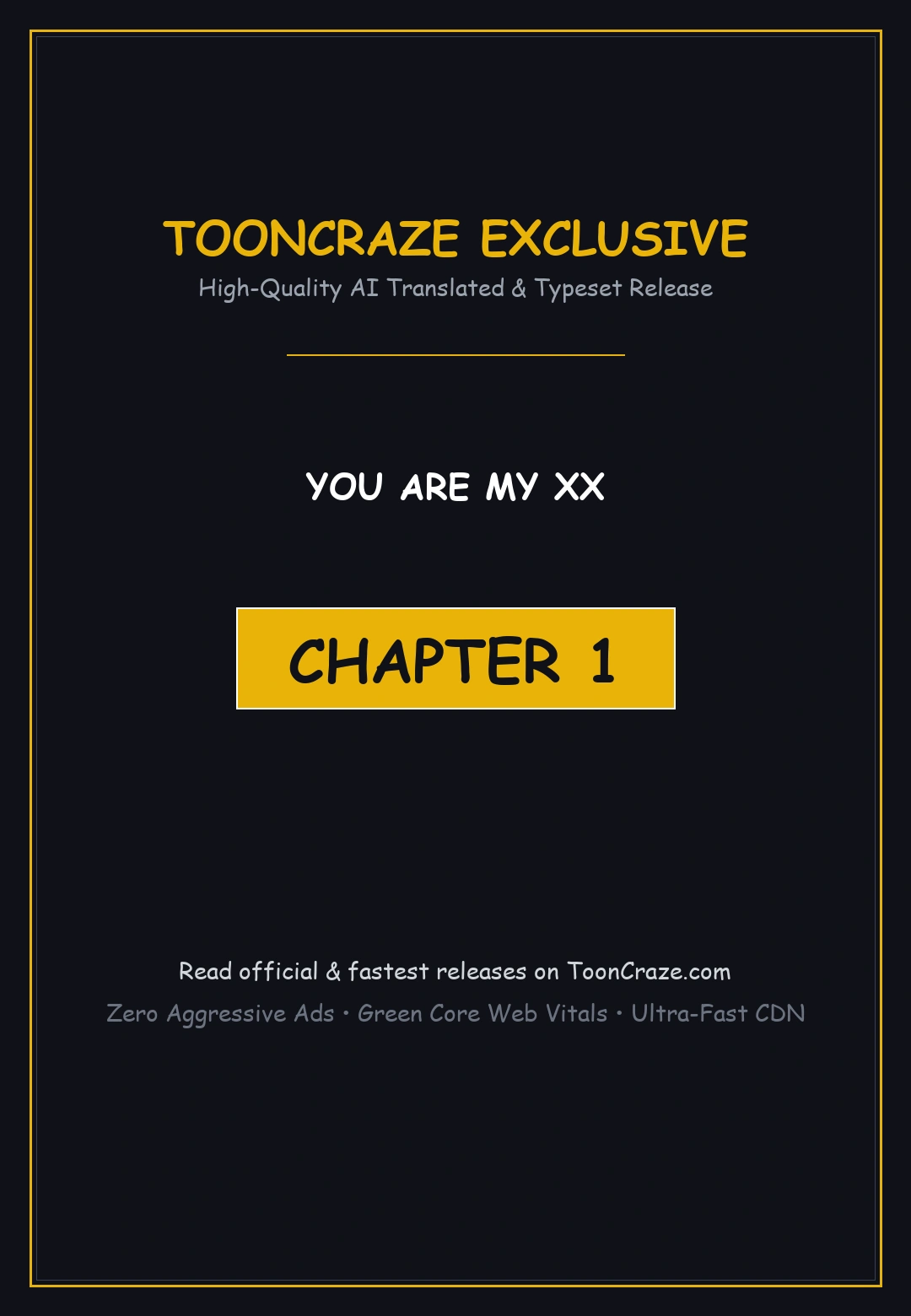 You are my XX Episode 1 - Page 1