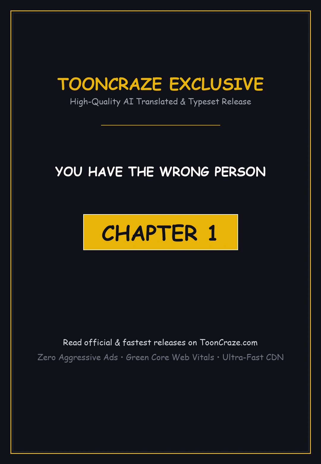 You Have The Wrong Person Episode 1 - Page 1