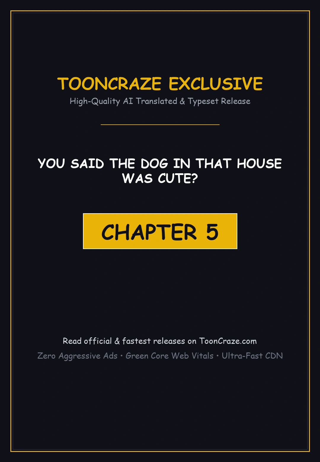 You Said the Dog in That House Was Cute? Episode 5 - Page 1