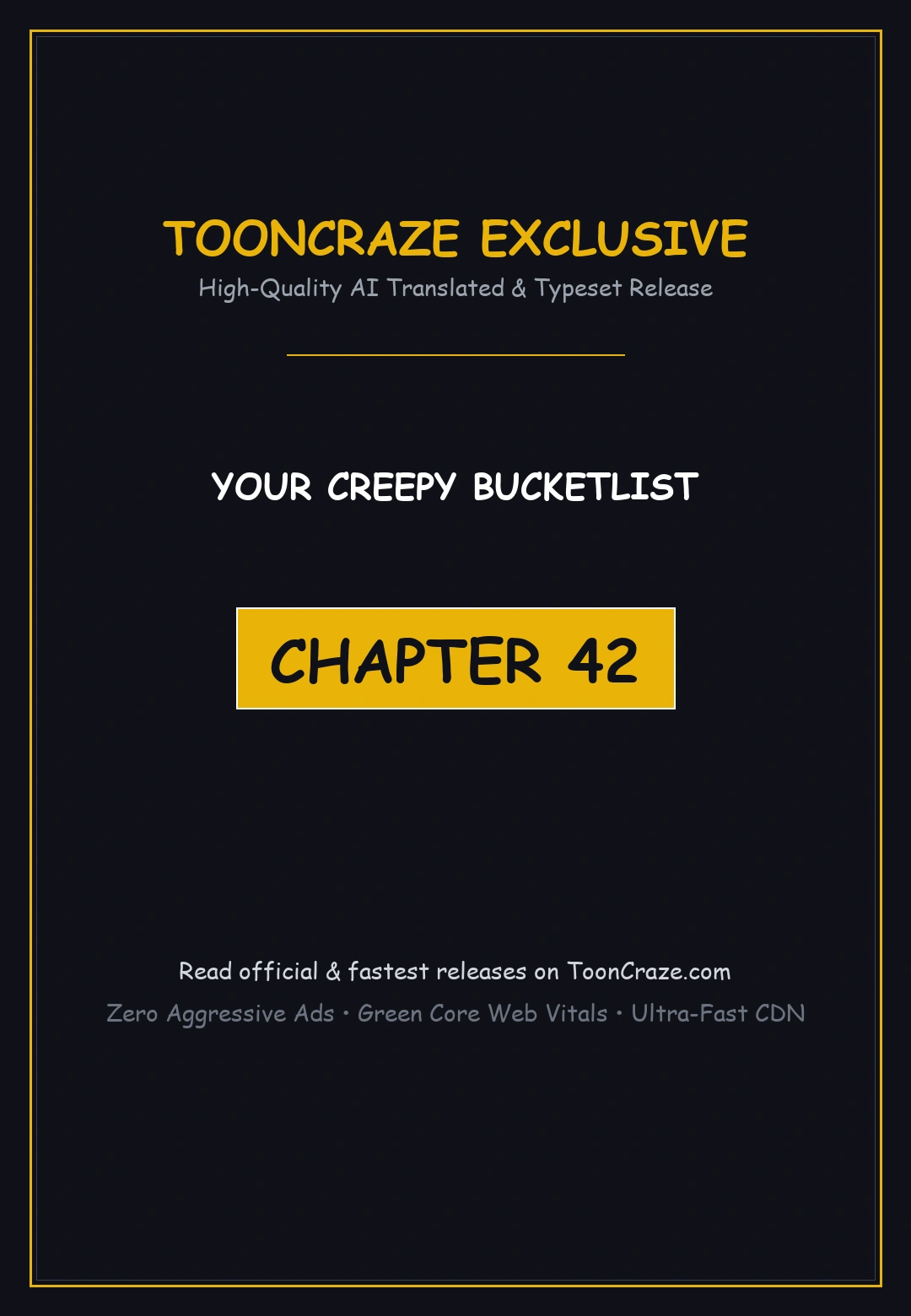 Your Creepy Bucketlist Episode 42 - Page 1