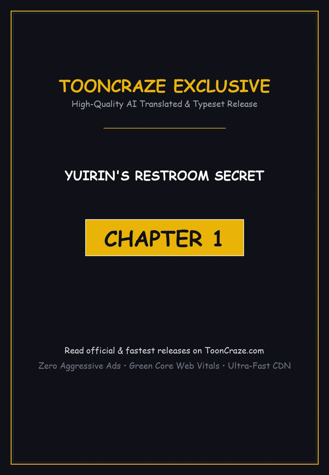 Yuirin's Restroom Secret Episode 1 - Page 1