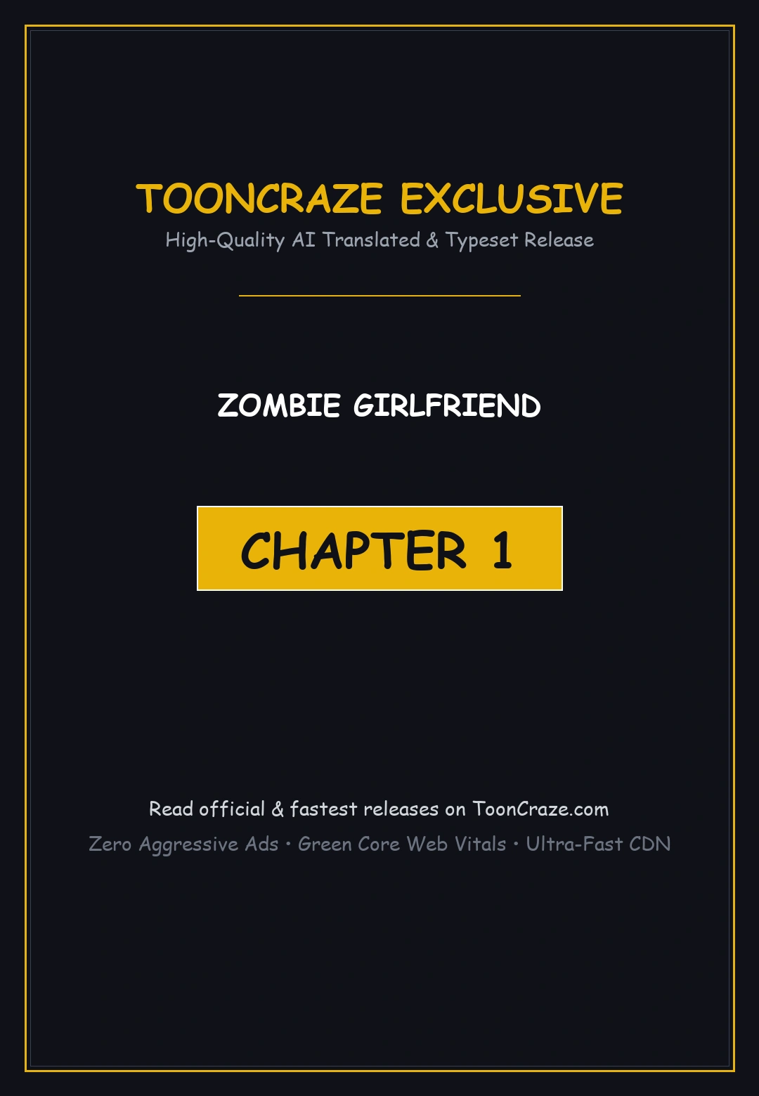 Zombie Girlfriend Episode 1 - Page 1